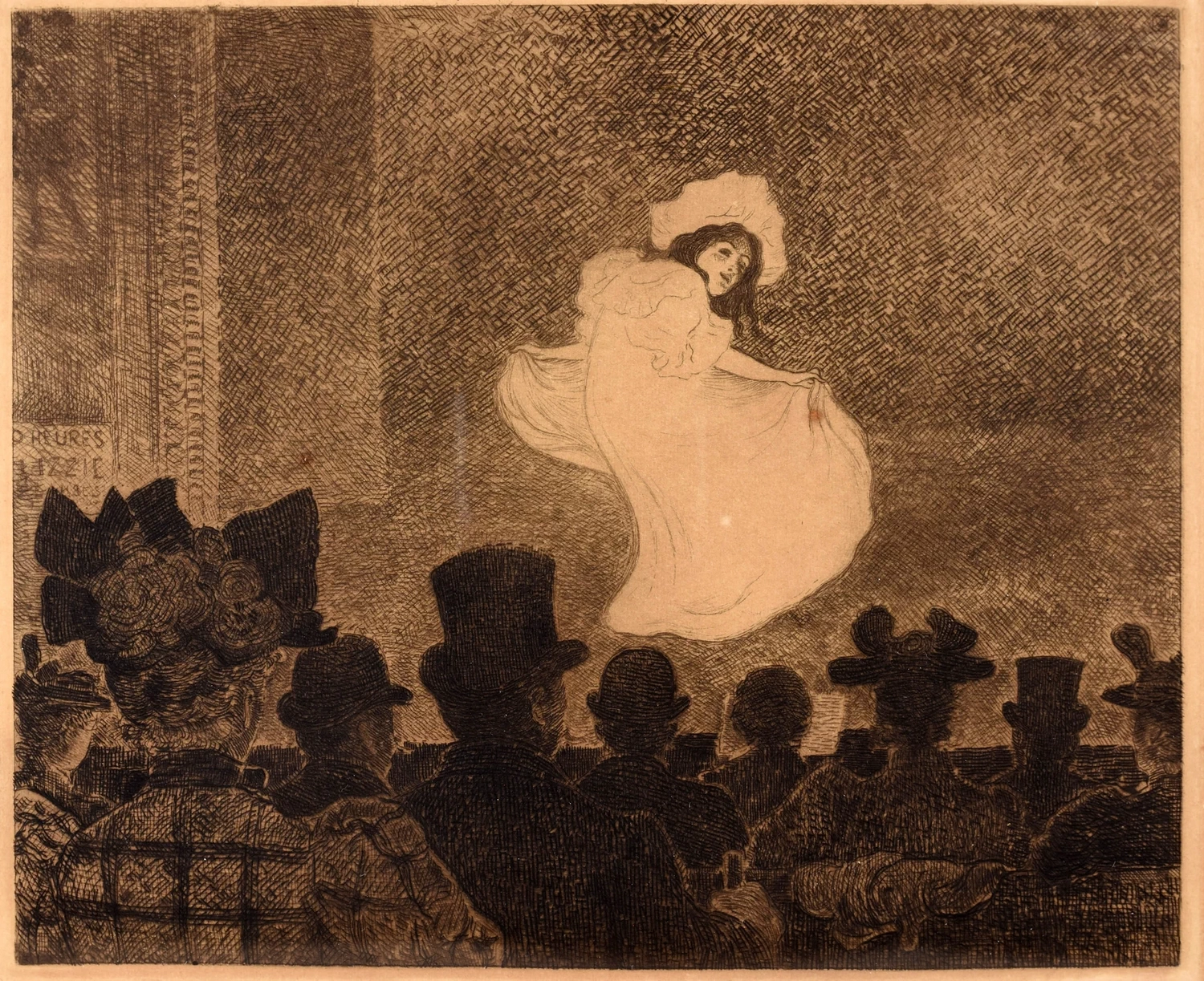Il caffè - concerto, Lizzie Aubrey, 1897